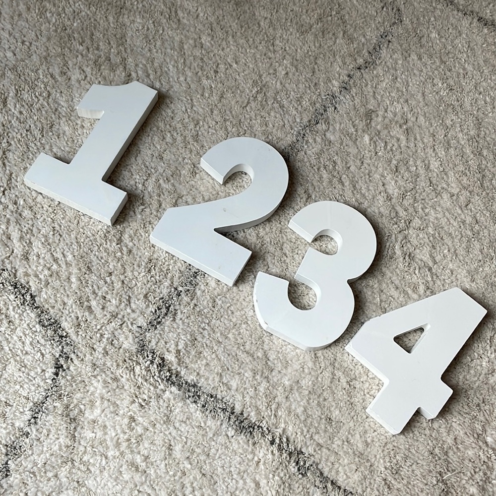 Table number for events